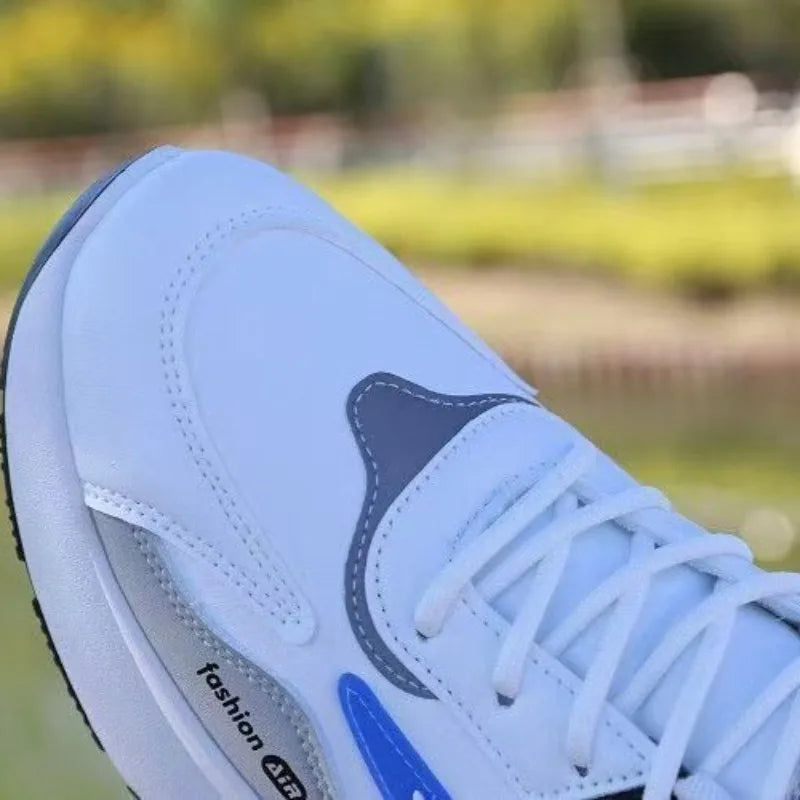 Shoes for Men Lightweight Pu Leather Casual Shoes New Men's Sneakers Fashion Men Tennis Shoes Breathable Sport Running Shoe