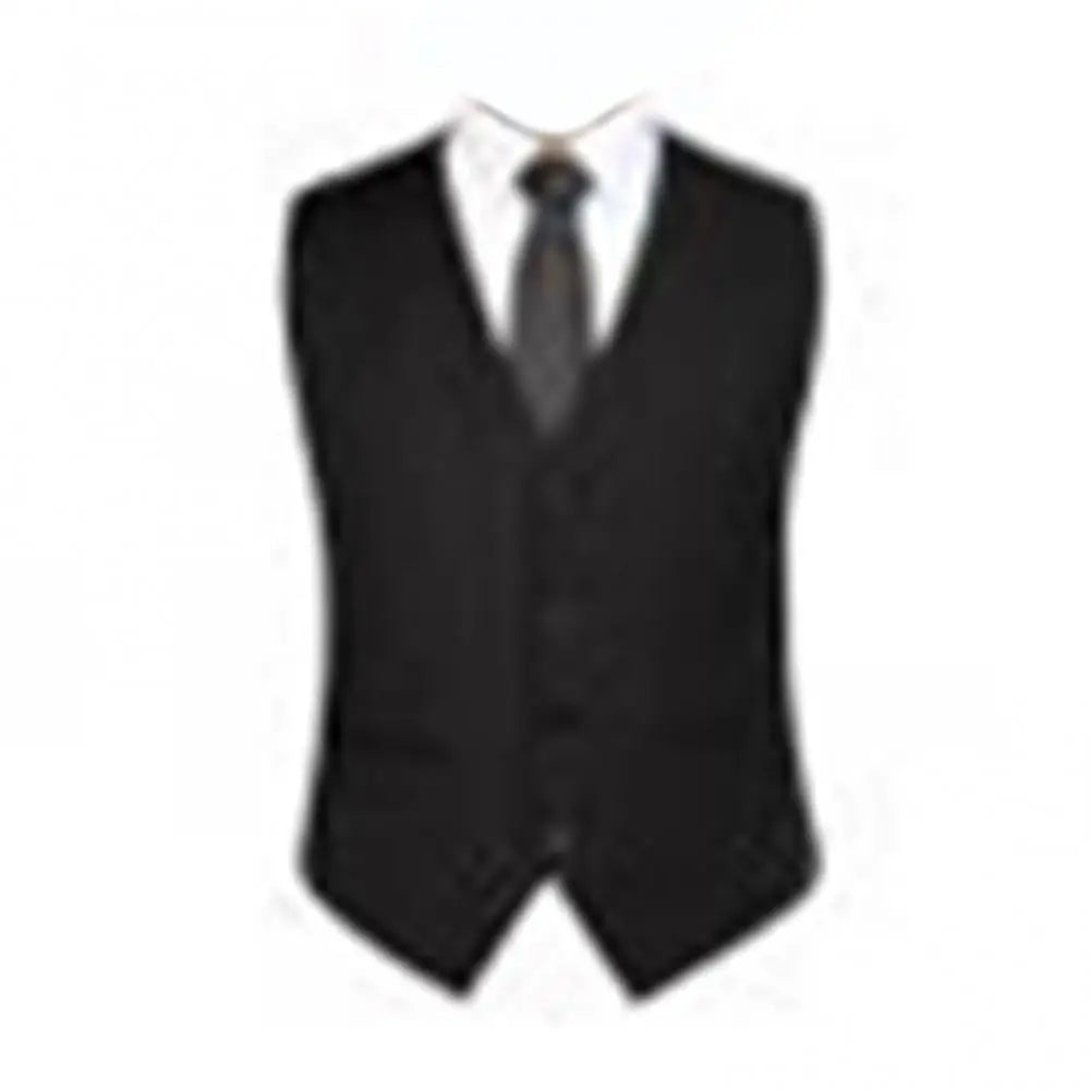 The New Dress Vests For Men Solid Color Single-breasted Slim-fit Mens Suit Vest Male Waistcoat Gilet Homme Casual Sleeveles