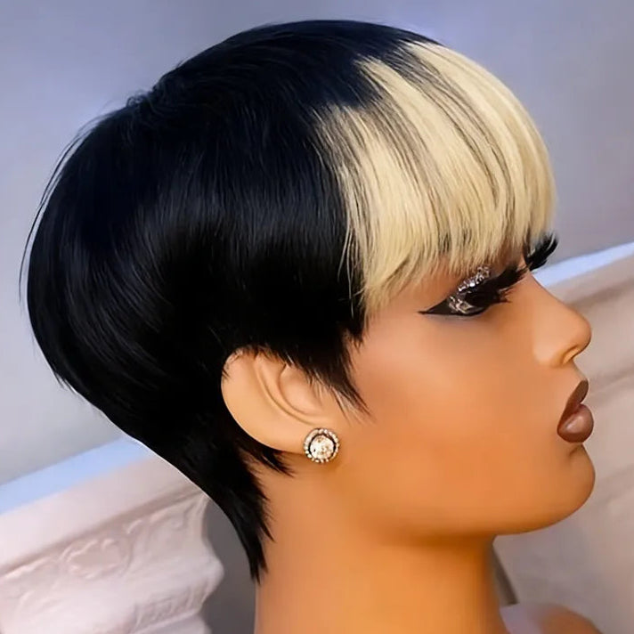 Blonde Pixie Hair Wig