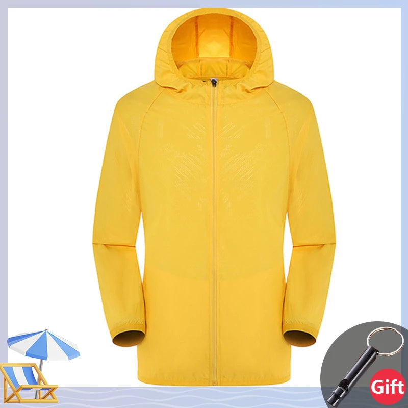 Ultralight Rainproof Windbreaker Jacket Breathable Waterproof Windproof Women Men Casual Camping Top Fishing Cycling Slim Coat