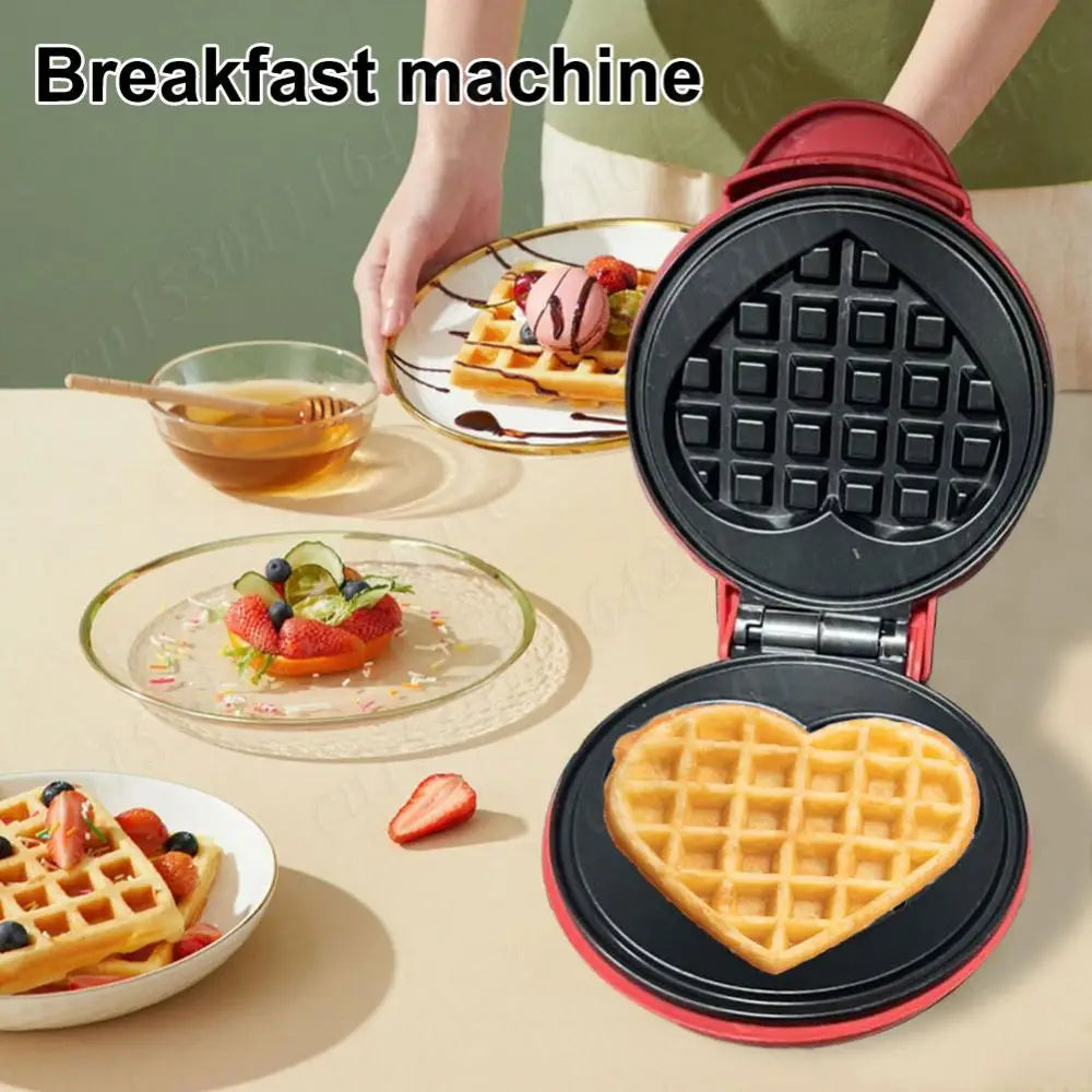 Máquina para hacer sándwiches, tartas, mini gofres, bandeja de horno antiadherente para el hogar, sartén eléctrica para hornear, máquina para hacer mini gofres y galletas.
