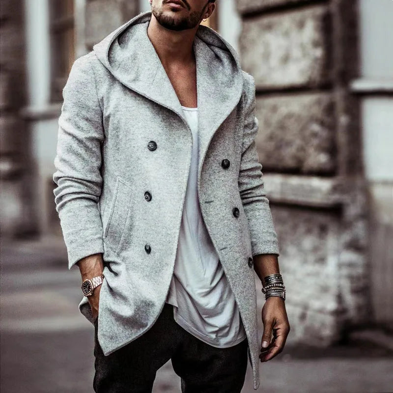 Men Fashion Jacket Male Spring Autumn Windbreaker Bomber Jacket Coats  Hooded Sweatshirt Outwear Jackets Mens Casual Tops