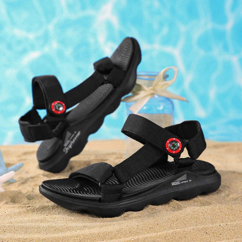 Kids Sandals Shoes For Boys Girls Breathable Non-slip Outdoor Casual Sport Running Student Sneakers Walking Slippers