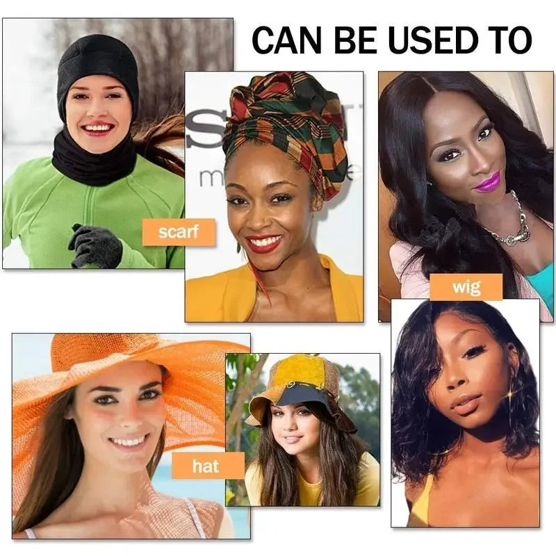 Anti-Slip Wig Grip Band, Soft Adjustable Wig Grip, Hairline Protection for Wigs, Headscarf, Hats, Easy to wear for Daily & Outdoor Casual Use, Nude