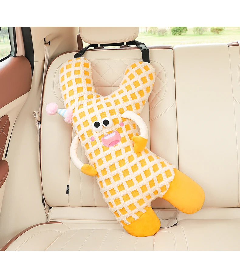 CuteY Shape Kids Travel Safety Pillow Car Seat Neck Pillow Car Sleep Long Distance Travel Pillow Head Pillow Support Kids Adults