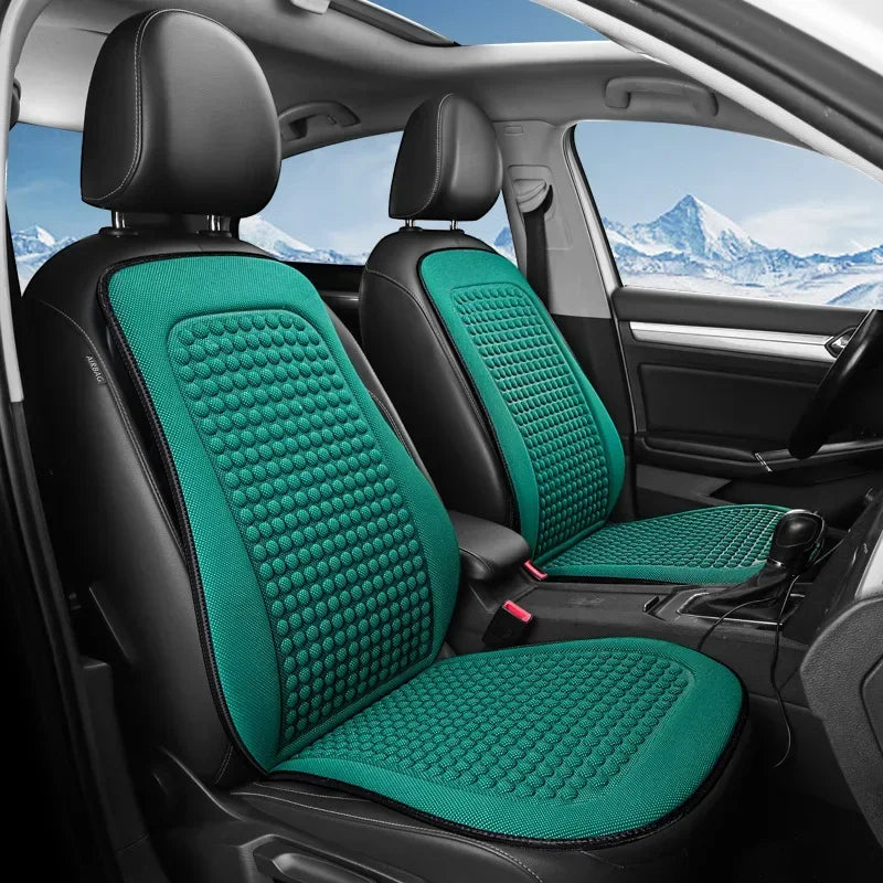Universal Car Seat Cushion Cover Ice Silk Breathable Summer Cool Auto Cushion Vehicle Backrest Car Interior Accessories
