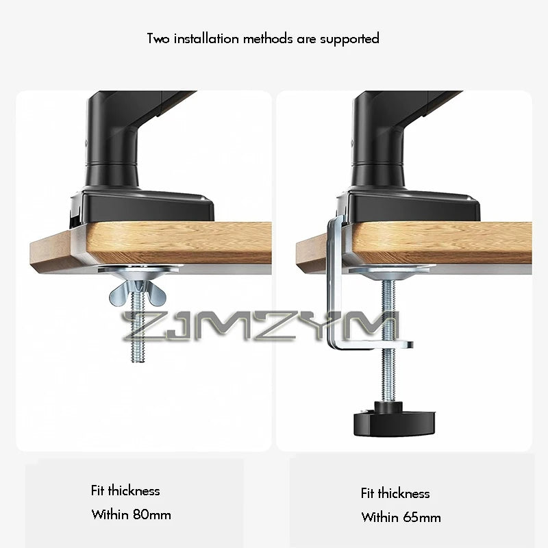 Monitor Stand Single Monitor Mount for 14 Inch-32 Inch Screens Height Adjustable Monitor Arm  Computer Desk Mount Stand