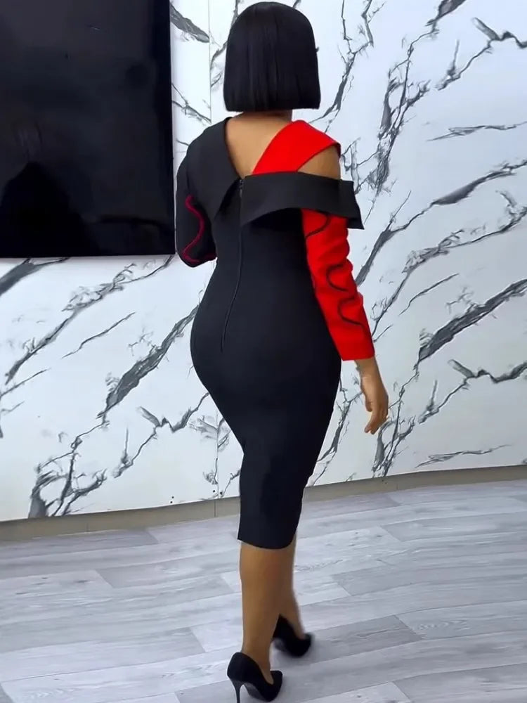African Dresses For Women Dashiki Bodycon African Dress African Clothes Fashion Elegant Dresses Ladies Africa Clothing