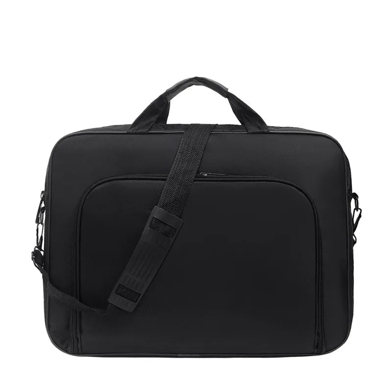 Business Laptop Bag 15.6 Inch 17 Inch Portable Nylon Computer Handbags Laptop Shoulder Simple Style Handbag Zipper Shoulderbag