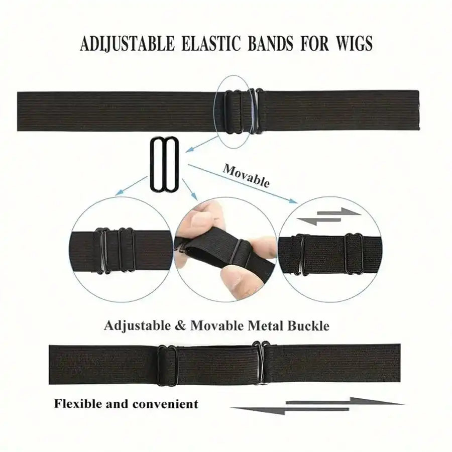Bandas elásticas ajustables para pelucas