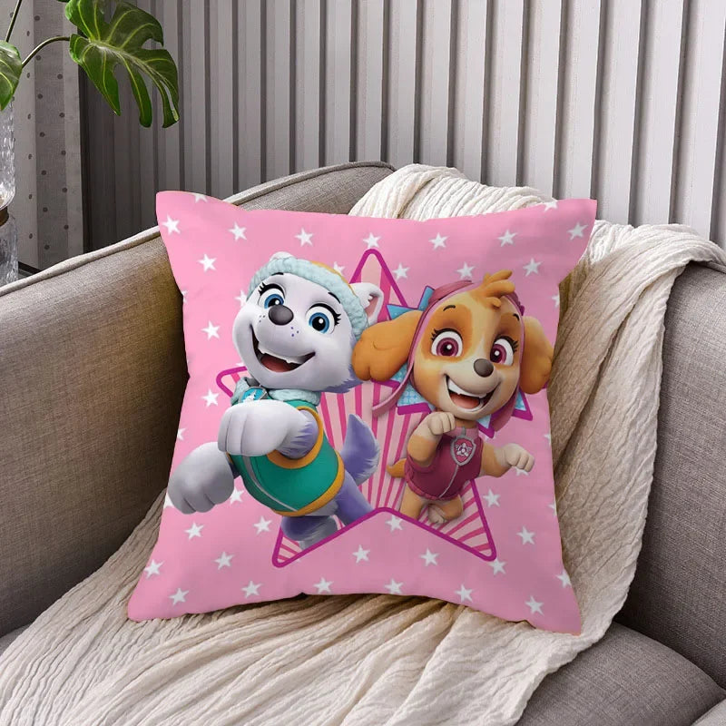 Paw Patrol PillowCase Chase Skye Cartoon Cute Throw Cushion Cover Pillowslip ForLiving Room Sofa Home Decor Kids Birthday Gifts