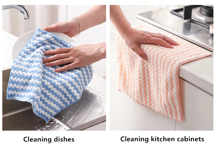 Toalla de Microfibra para Cocina – Absorbente, Antiadherente y de Secado Rápido