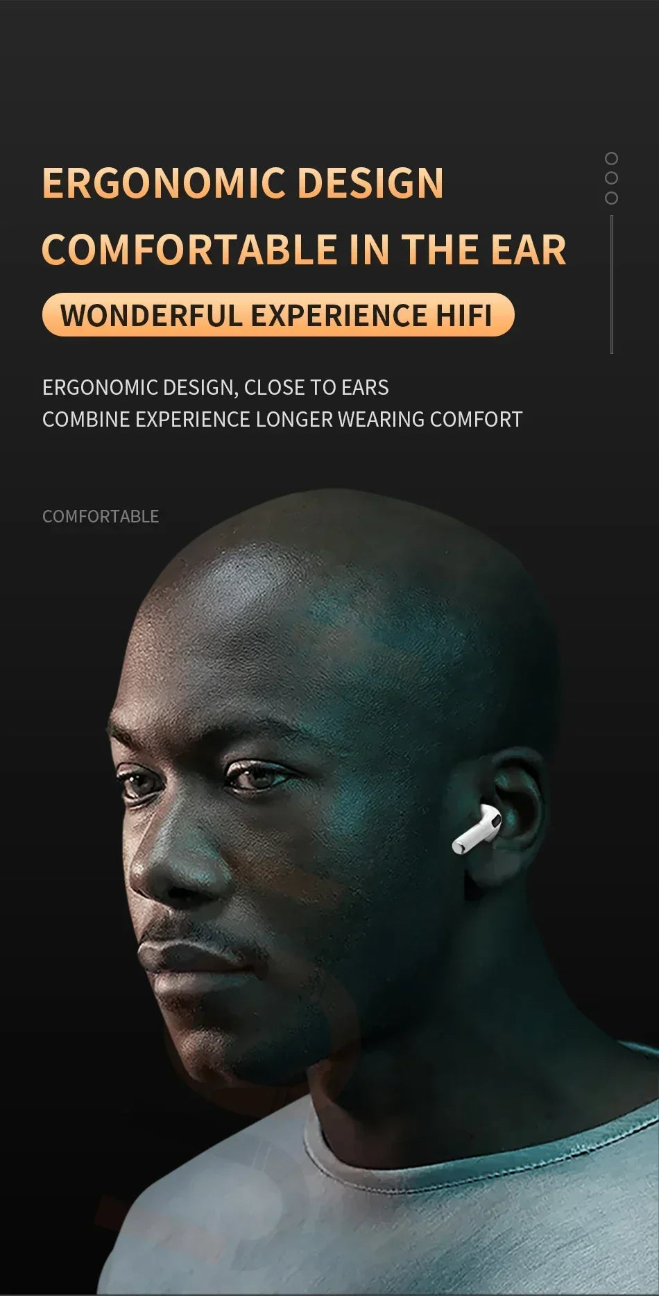 Original Air Pro 6 fone Wireless Bluetooth Earphones In Ear Earbuds Noise Cancelling Pods Headset For Apple iPhone Earphones