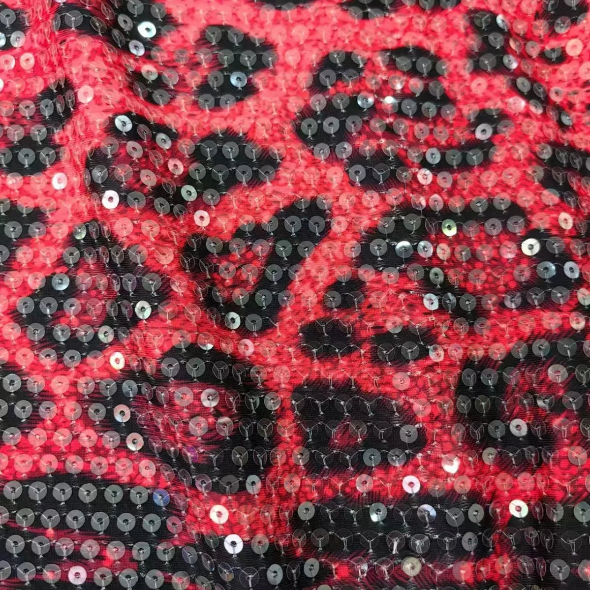 Vestido de Noche de Lujo con Lentejuelas Estampado de Leopardo para Mujer 2025 Moda Manga Larga Cuello Alto Vestidos sin Espalda con Cola Barrida