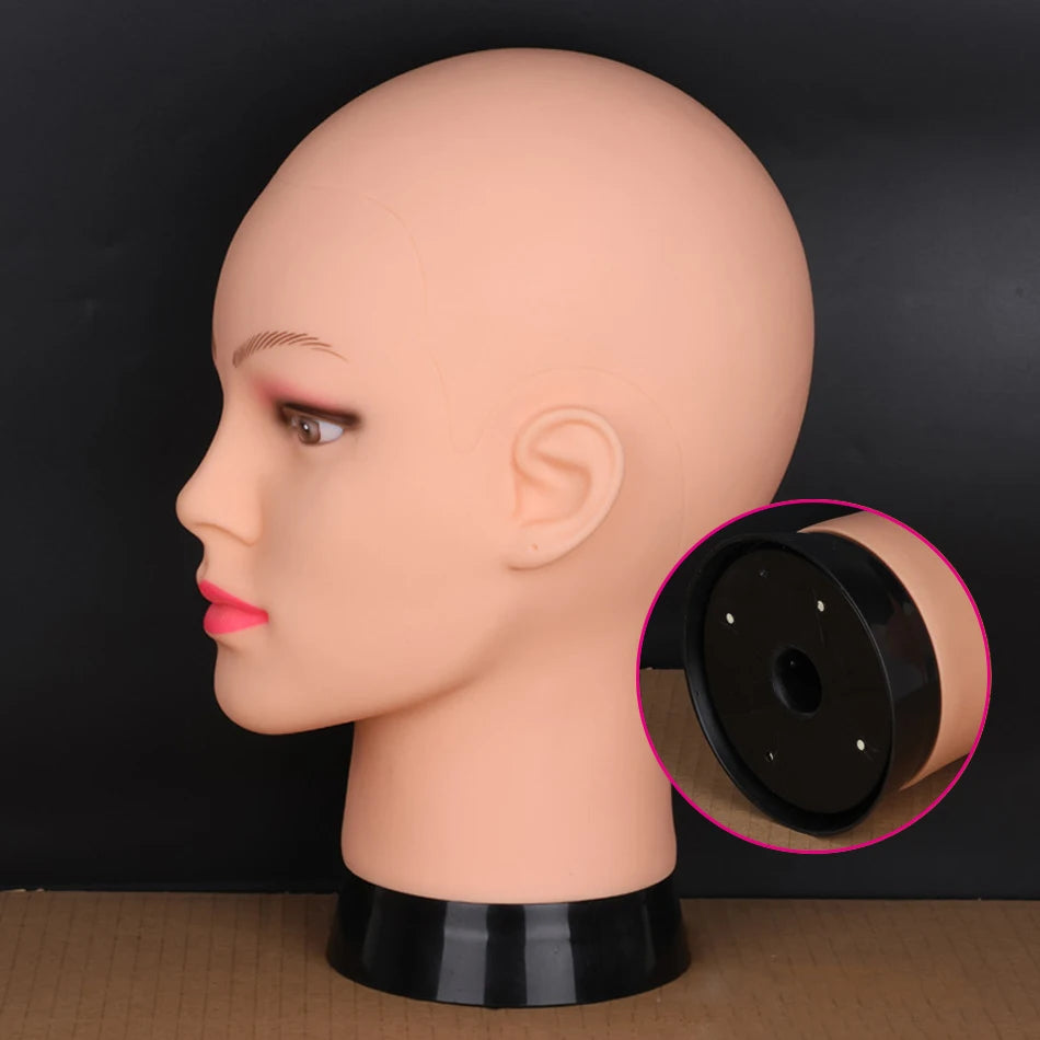 Mannequin Head With Tripod For Making Wig Hat Glasses Mask Display Cosmetology Manikin Head For Makeup Practice Wig Install Kit