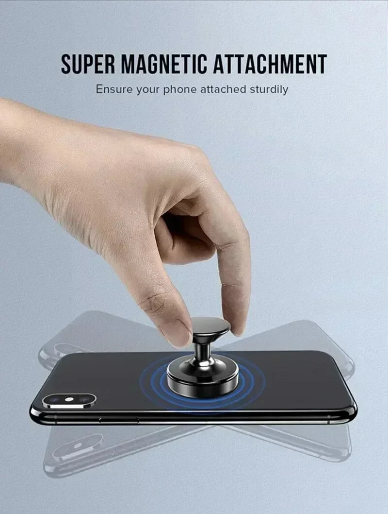 Support magnétique de téléphone portable pour voiture, support de tableau de bord pour smartphone, GPS, pour iPhone, Xiaomi, Samsung, LG