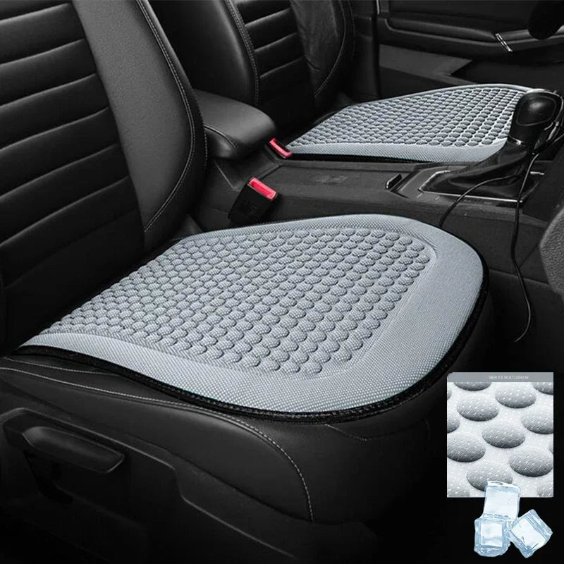 Universal Car Seat Cushion Cover Ice Silk Breathable Summer Cool Auto Cushion Vehicle Backrest Car Interior Accessories