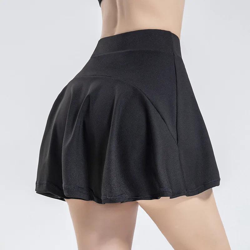 Shorts Skirts for Women High Waist Breathable Shorts Sweat Bras Security Sports Womens Skirts Gym Yoga Fitness Tennis Sportswear