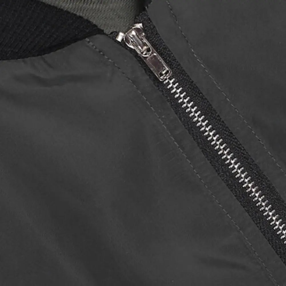 Stilig vinterfrakk Løs vinterjakke med stativkrage i ren farge Cardigan for kvinner Vårjakke holder seg varm