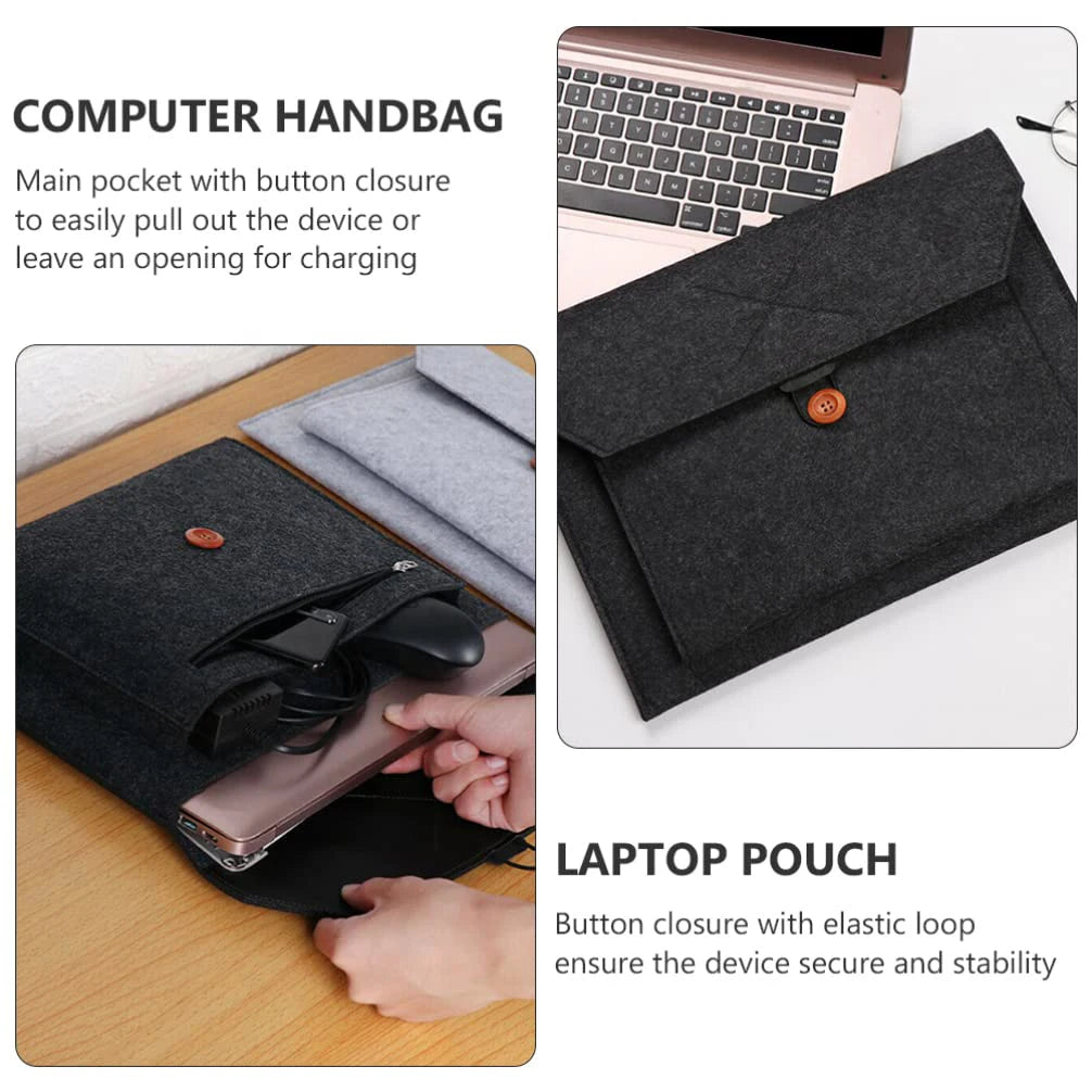 wool Felt Laptop bag Sleeve 11 12 13 14 15 16 inch Notebook Pouch for Macbook Xiaomi Huawei Lenovo Dell ASUS Acer computer bag