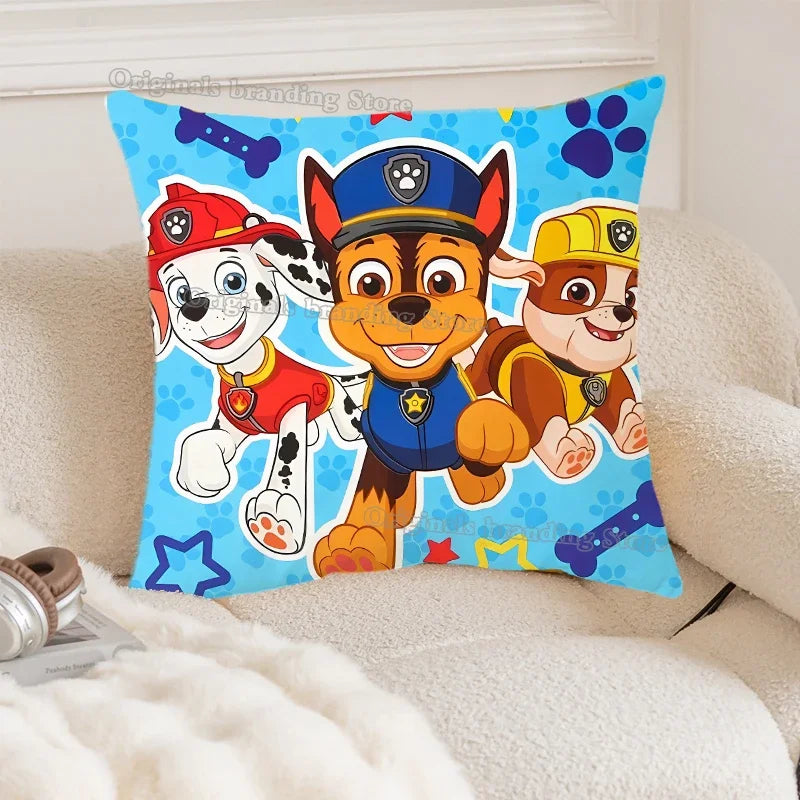 Paw Patrols Pillowcases Cartoon Anime Kawaii Pillow Covers Cute Pillow Cases Kids Bedroom Room Home Decoration Birthday Gift
