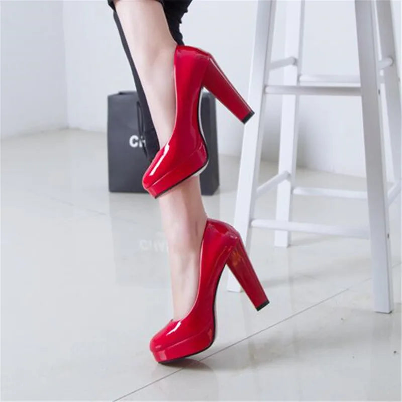 New Women Pumps Shoes Pointed Toe High Heels Fine Pointed Toe Slip-On Designer Shoes Women Wedding Luxury Zapatilla Mujer