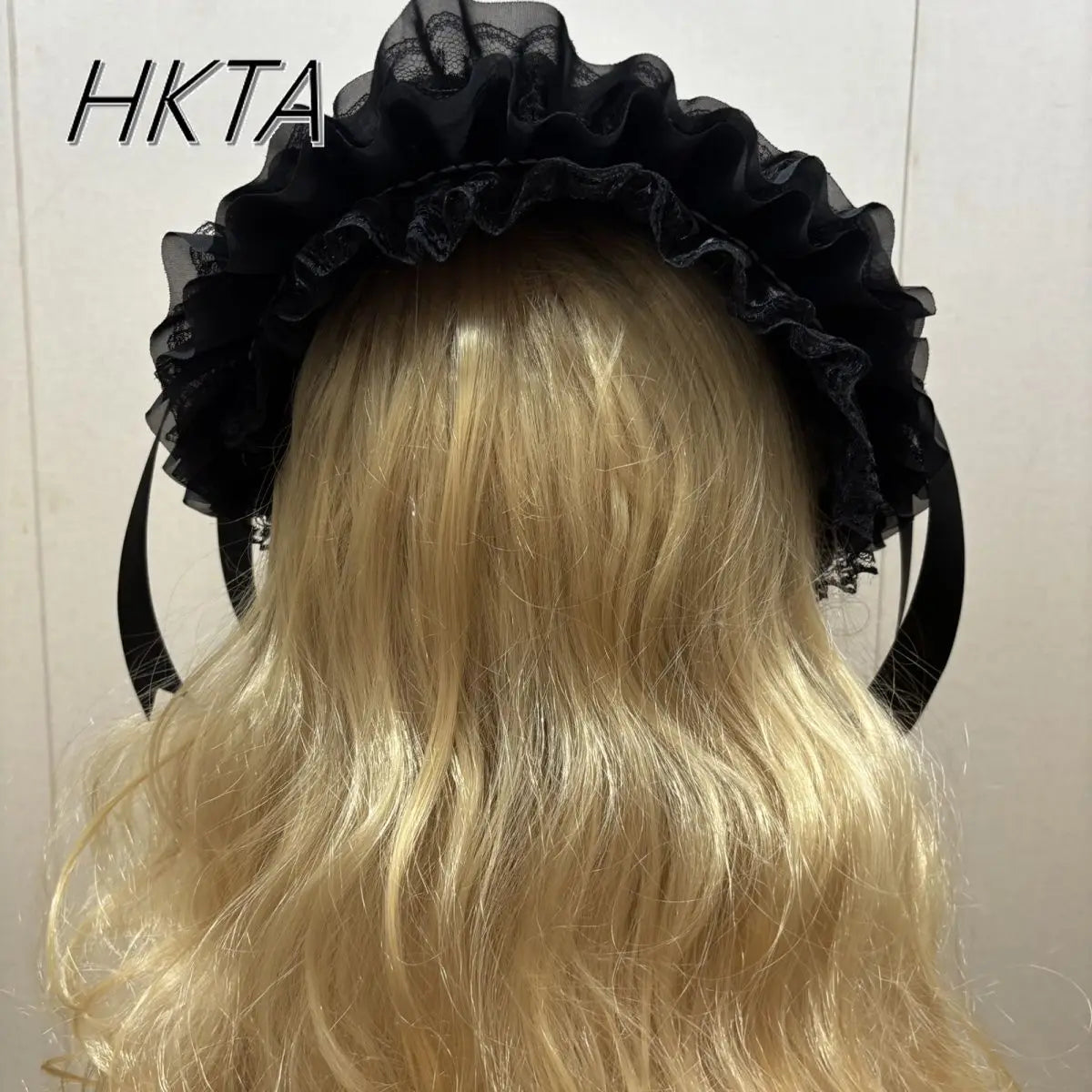 Lolita Flowers Pleated Lace Print Lace Up Women Straw Hat Spring Sweet Girls Cosplay Hair Clip Cap Kawaii Lolita Caps Black Hat