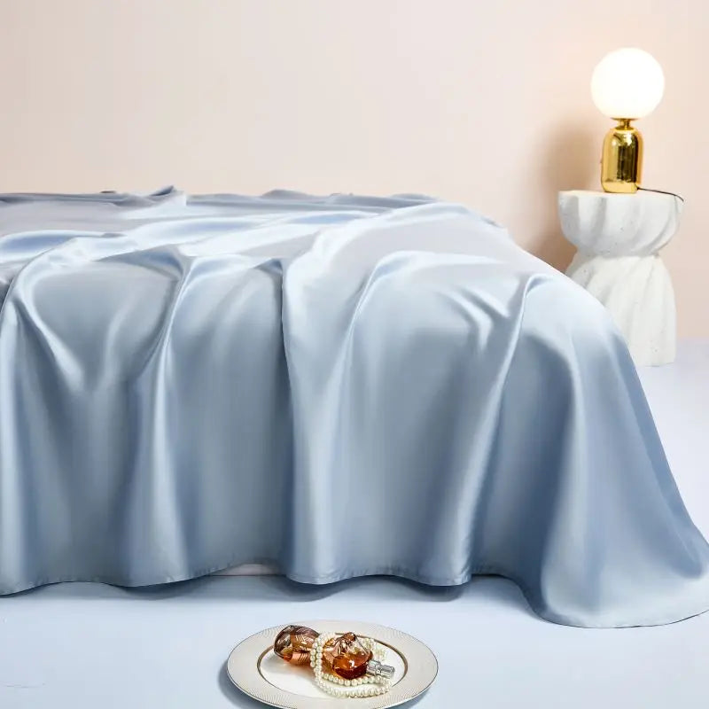 100% Lyocel FlatSheet 200×235cm, Soft Breathable & Cooling Sheets for Hot Sleepers, Silk Smooth Bed Sheets,1Pc