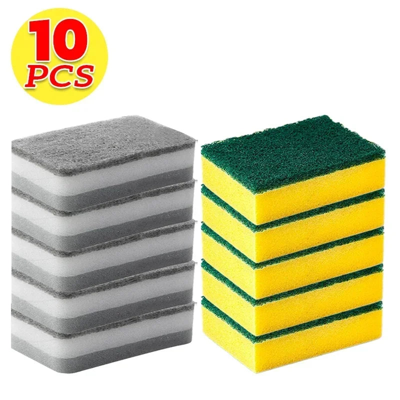 30/5 esponjas mágicas de limpieza, doble cara, reutilizables, trapos de cocina, estropajos para sartenes, ollas, lavavajillas, cepillo, herramientas de limpieza