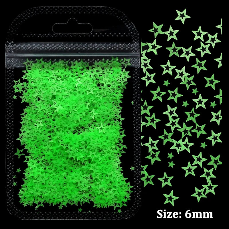 2g Holographic Nail Art Glitter Shiny Sweet Love Red Heart Flakes Sequins 3D Nail Paillette Manicure Valentine's Day Decorations