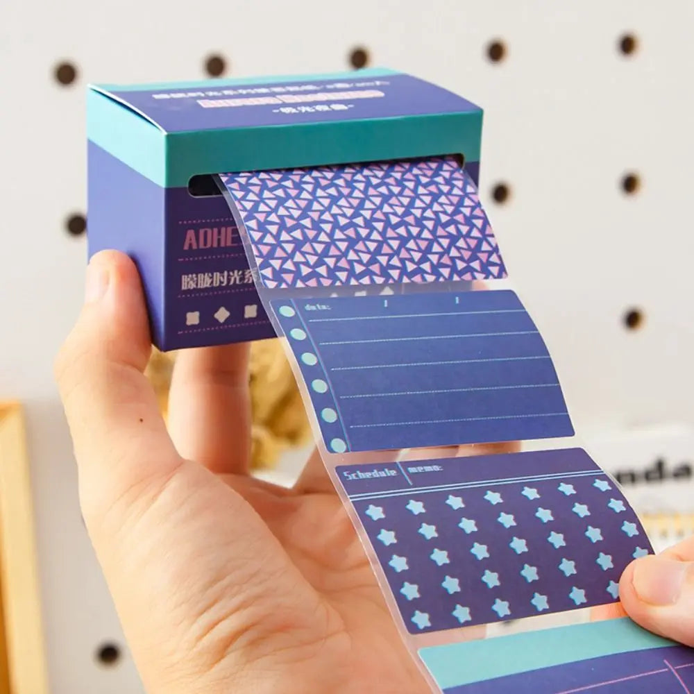 Sticky Reminder Pull-out Roll Label Sticker Reading Notes Journal Agenda Adhesive Tape Notes To Do List Keypoints Marker