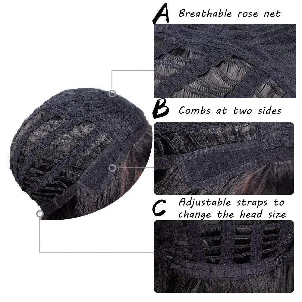 Peluca gris corta para hombre, capas naturales, pelucas de Halloween para disfraz, pelucas de repuesto de pelo sintético resistente al calor para hombres