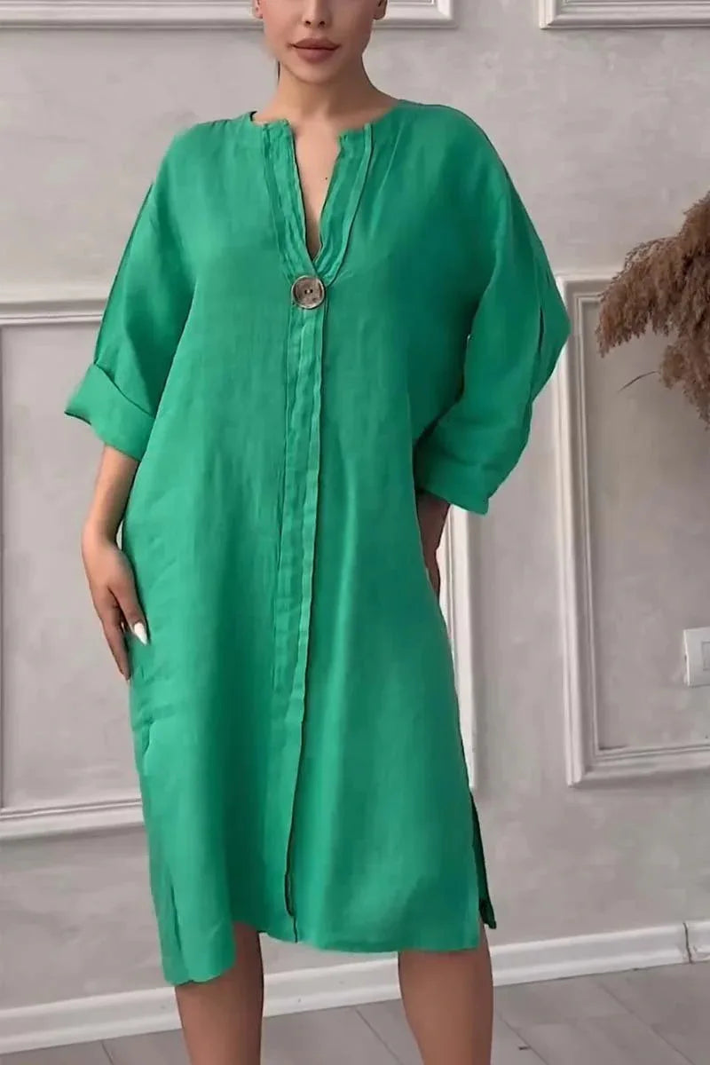 Y2k Long Sleeve Linen Maxi Dress Women Summer Summer Casual Solid Color Party Loose Long Dresses Elegant Vestidos