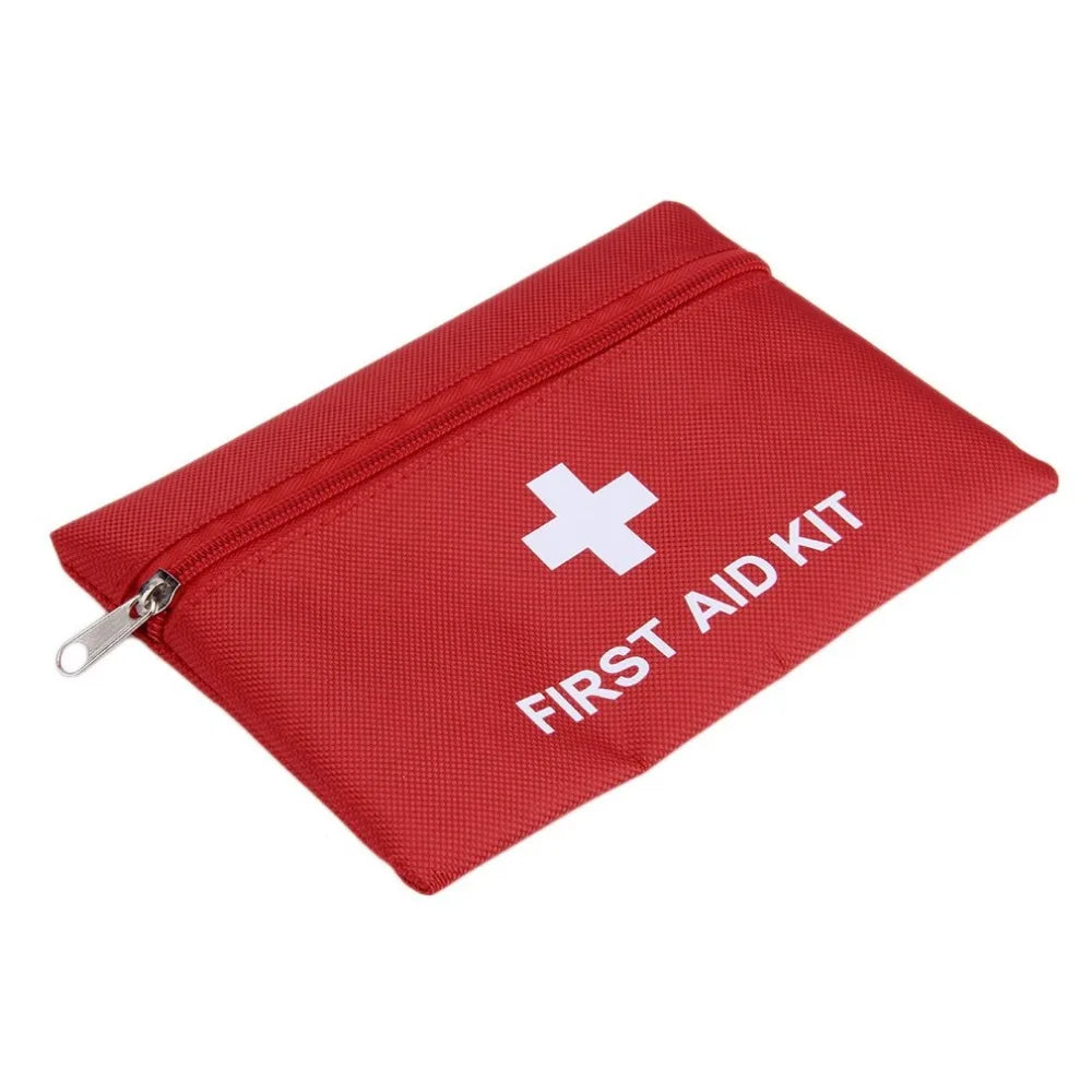 1 ud. Bolsa de almacenamiento de suministros médicos para camping al aire libre, Kit de primeros auxilios universal para senderismo, supervivencia, artículos para la escuela en casa