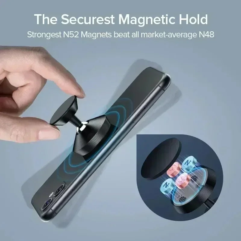 Support magnétique de téléphone portable pour voiture, support de tableau de bord pour smartphone, GPS, pour iPhone, Xiaomi, Samsung, LG