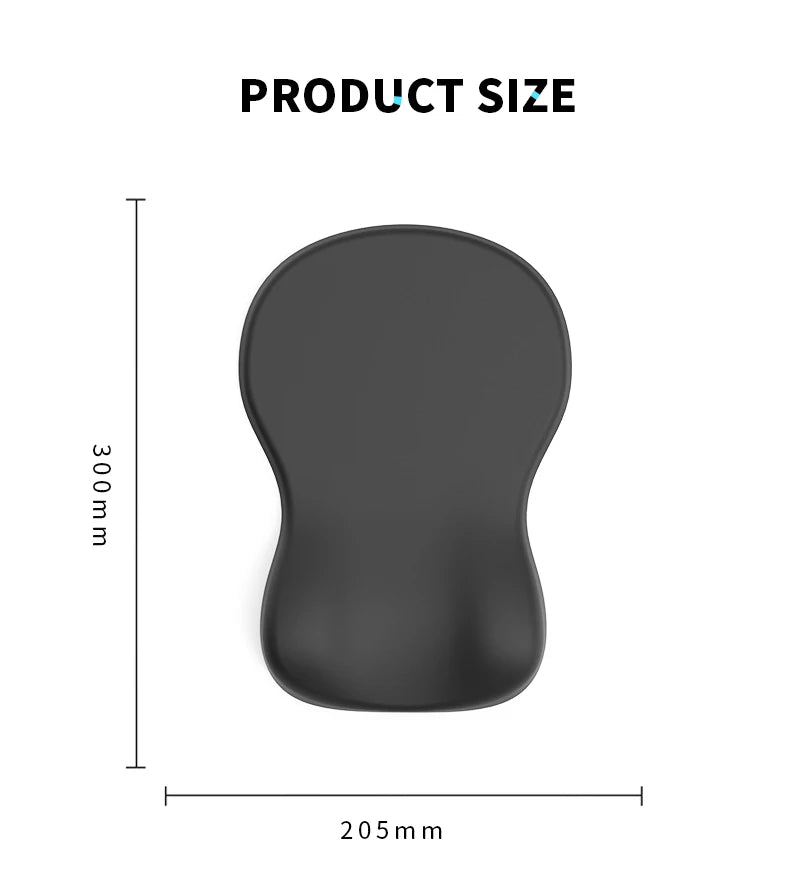 Comfortable Mouse Pad Wrist Rest，Ergonomic Mouse Pad Wrist Support , Relieve Wrist Pain Gel Mouse pad, Laptop, computer, office