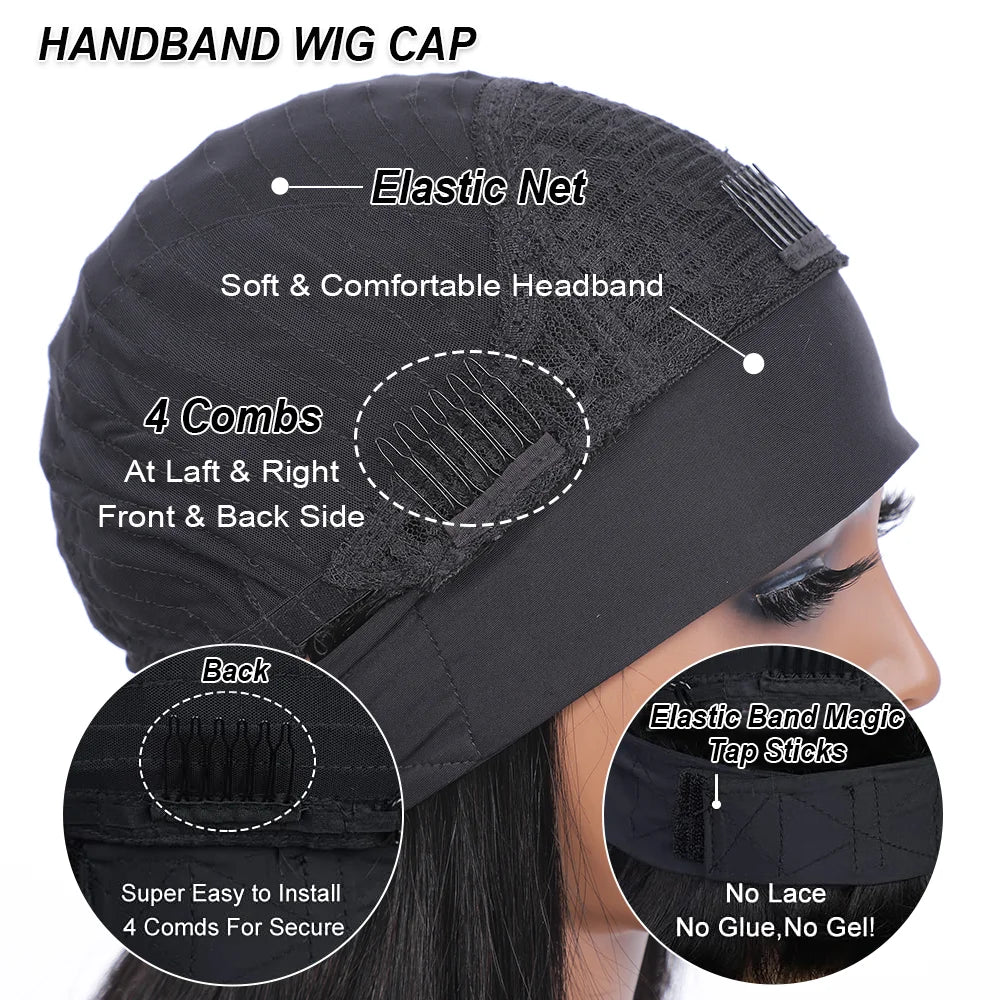 Straight Bob Headband Wig (Human Hair)