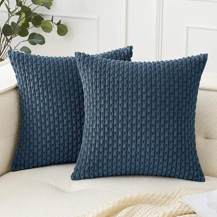 Funda de cojín de 45x45cm de alta calidad, decorativa, para sala de estar, funda de almohada para sofá, funda de cojín para el hogar