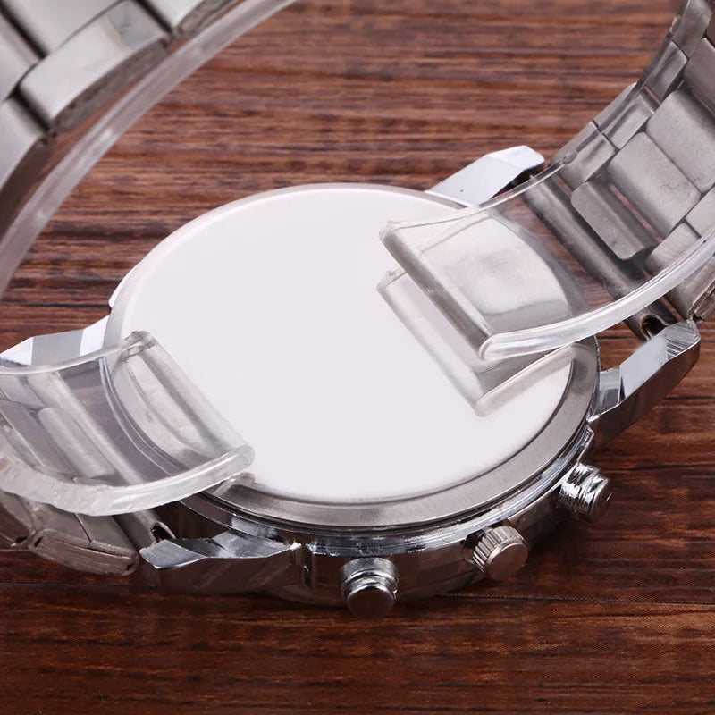 Nuevo reloj de hombre, banda de lujo, reloj redondo, moda, Blu-ray, reloj romano para hombre, relojes para hombre, שעון ספורט, часы мужские наручные