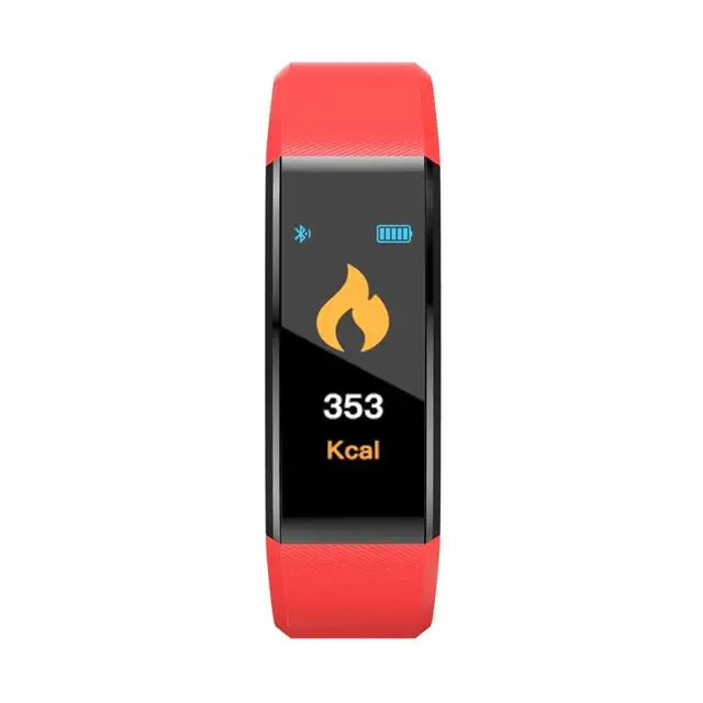 Smart Sports Bracelet Men And Women Pedometer Heart Rate Blood Pressure Fitness Tracker Smartwatch Bluetooth for iOS Android+BOX