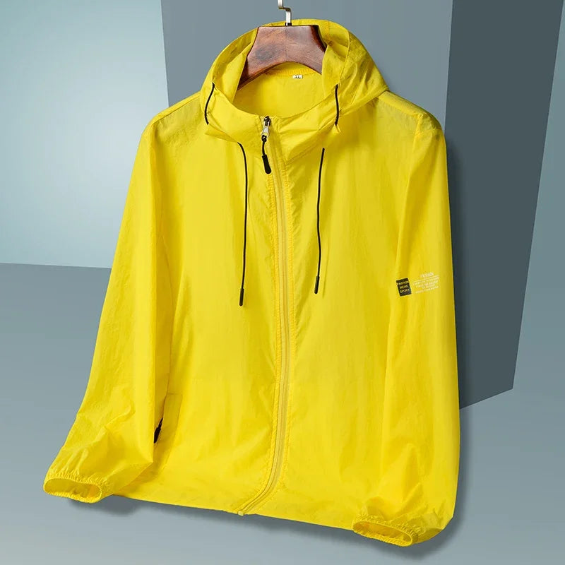 Summer Hooded Jacket Men Women Sun Protection Clothing Fishing Hunting Clothes Quick Dry Skin Windbreaker