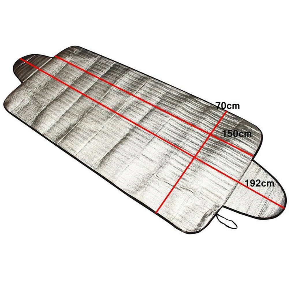 Cubierta protectora contra escarcha para parabrisas de coche, resistente para invierno, escudo contra hielo y nieve, protector frontal, cubierta de parasol para parabrisas delantero de coche