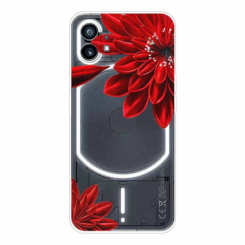 Case for Nothing Phone 1 Cover Transparent Soft TPU Silicone Cases for Nothing Phone One Phone 1 Clear Coque Cute Phone1 2022