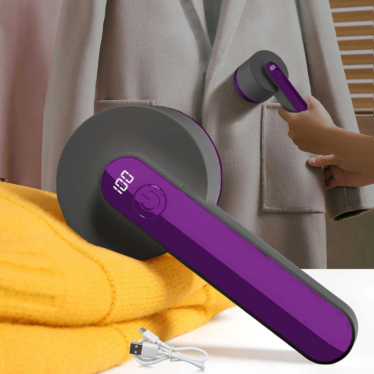 Épurateur de peluches électrique