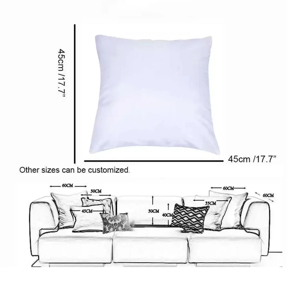 K-kpop D-Demon H-Hunters Pillow Case Short plush Double-sided Print Square Throw Pillow Covers Sofa Home Cushion Decor