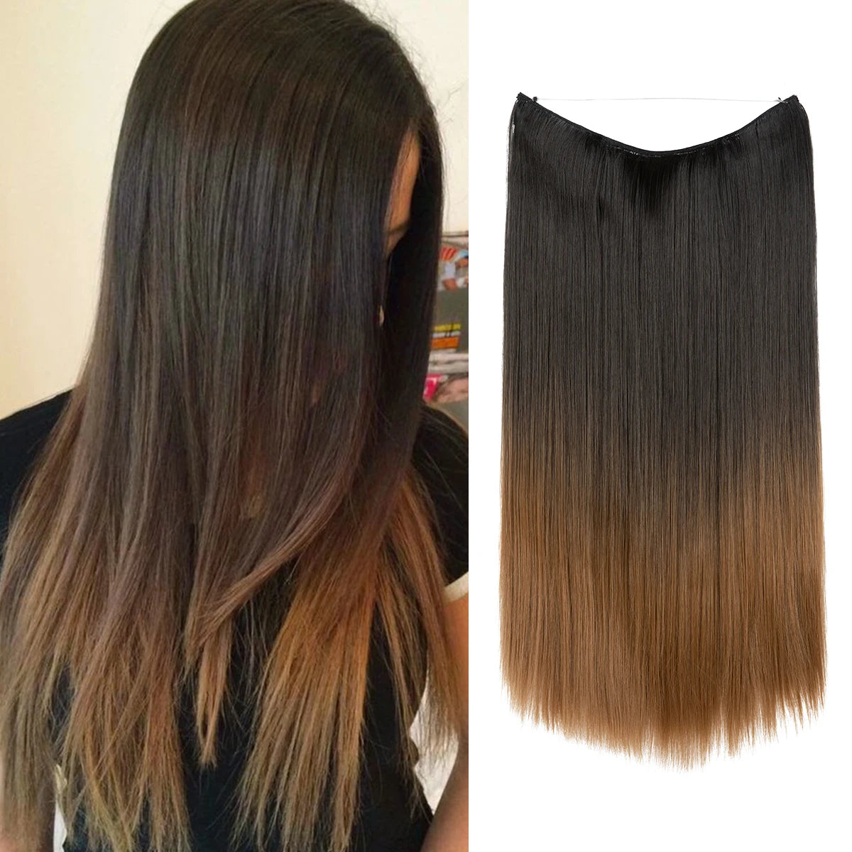 Extensión de Pelo Liso Ombre SARLA