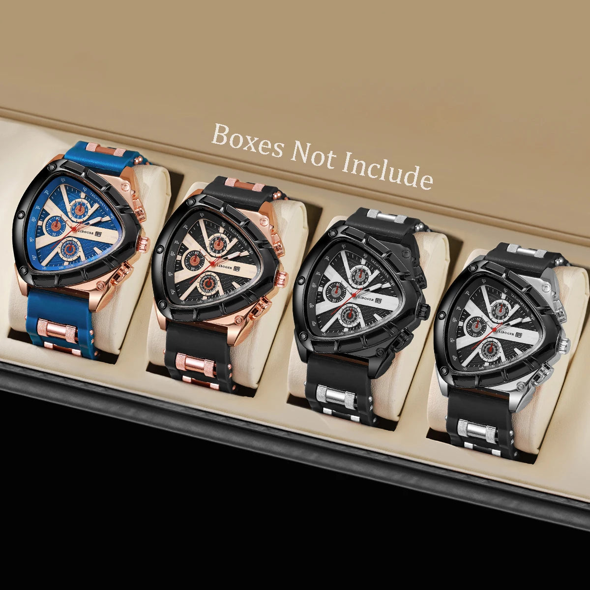 Men’s Silicone Strap Sports Watch