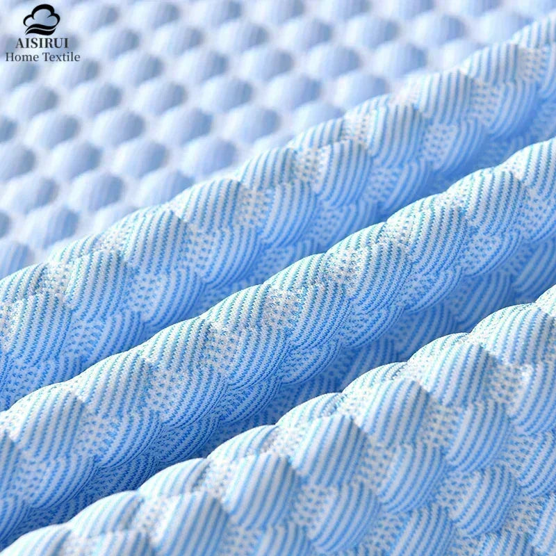 Cooling Mattress Smooth Air Condition Comforter Lightweight Cushion Cool Feeling Fibre Skin-friendly Breathable Mat Pad 1Pc
