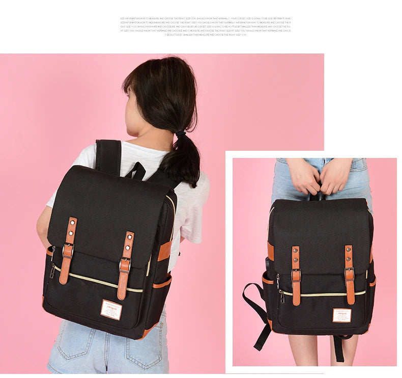 Backpack, Casual Large-Capacity Laptop Bag, Student School Bag, Multi-Functional Bag, Outdoor Travel Backpack, Unisex Bag