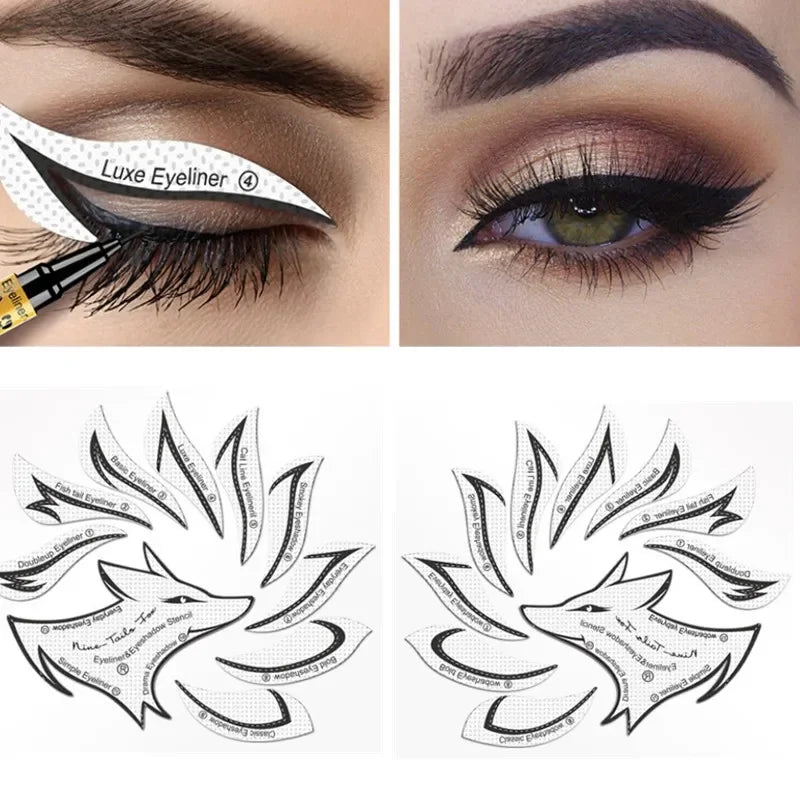 Pochoir eyeliner ailé